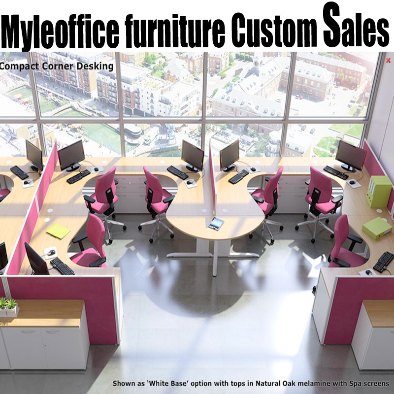 Shanghai Office Furniture Screen Staff Table Staff Table Working Position 6 People Desk Chair Combination Screens Fashion