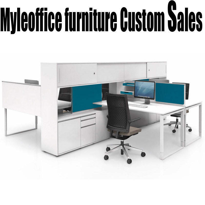 Mallel Single Staff Desk Computer Table And Chairs Portfolio Brief Modern 2 4 Four Working Position Door-to-door Measurements