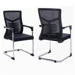 Computer Chair Office Chair Meeting Room Staff Chair with Armrests Mesh Breathable Bow Mahjong Chair Boss Backrest Chair