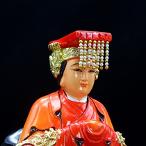 The statue of Mazu the mother of the Queen the goddess of the sea the goddess of the goddess the statue of the Buddha