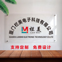 Company door signs logo logo Image Plaque Signage For Uv Print Advertising Display Card Shop Door Head Production