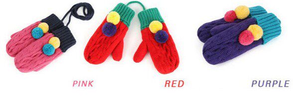 Gants pour enfants en de laine - Ref 2145638 Image 4