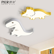 Childrens bedroom Bedroom Light Brief Modern Creative Personality Nordic Ceiling Lamp Macaron Led Cartoon Dinosaur Lamps