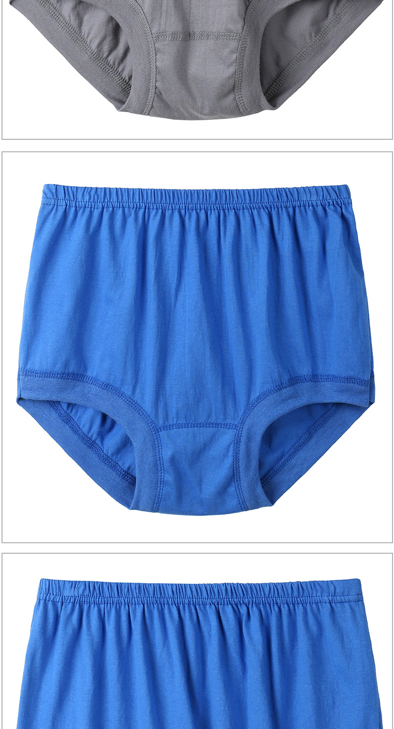 Quần lót cotton thoáng khí quần cao eo tam giác quần short đồ lót trung niên cotton đồ lót cotton quần lót nam sexy