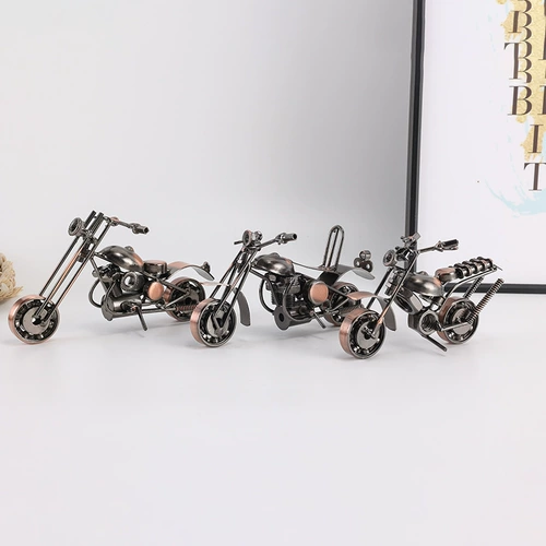 Кованое железо простые линии мотоцикл автомобильный металлический модель кафе дома отель входные стойки украшения украшения украшения