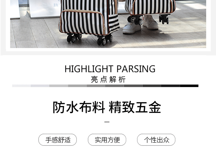 Túi du lịch xách tay phổ bánh xe duffel túi nội trú khoảng cách ngắn không thấm nước túi du lịch nữ công suất lớn ánh sáng xe đẩy túi túi xách du lịch nữ