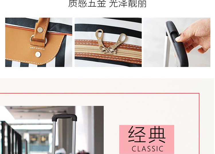 Túi du lịch xách tay phổ bánh xe duffel túi nội trú khoảng cách ngắn không thấm nước túi du lịch nữ công suất lớn ánh sáng xe đẩy túi túi xách du lịch nữ