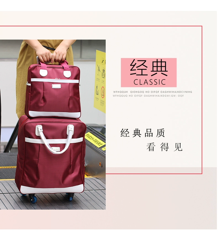 Universal bánh xe đẩy túi không thấm nước túi duffel nữ túi du lịch nam túi ngắn khoảng cách lên túi mới túi du lịch mẹ túi thủy triều