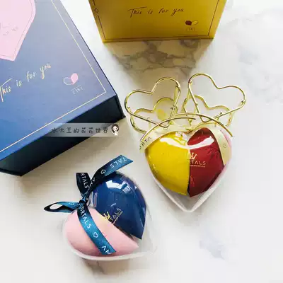 South Korea AMORTALS Ermu grape heart happy beauty makeup egg love wet and dry use do not eat powder sponge egg heart New