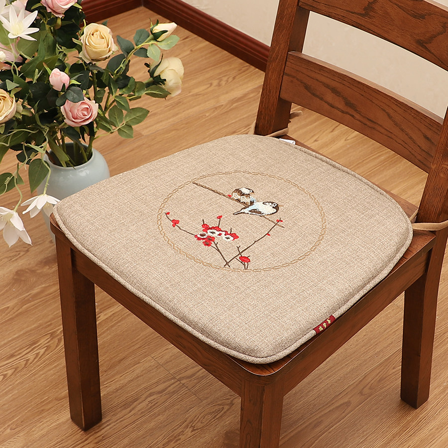 Redreams Delight Embroidered Dining Chair Cushion Dining Table And Chairs Cushion Office Chair Cushion Office Chair Submat Solid Wood Chair Cushion All Season Universal