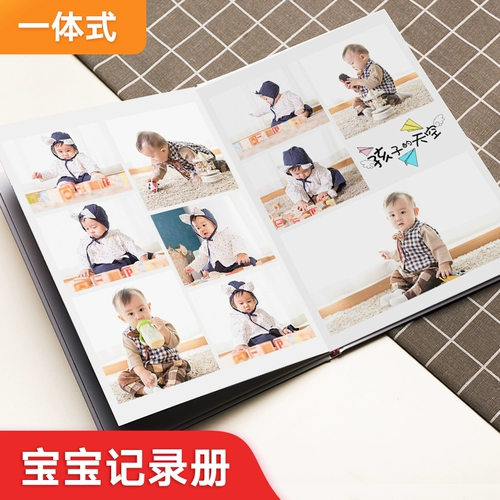 Фотография, вместительный и большой детский фотоальбом, делается под заказ, подарок на день рождения