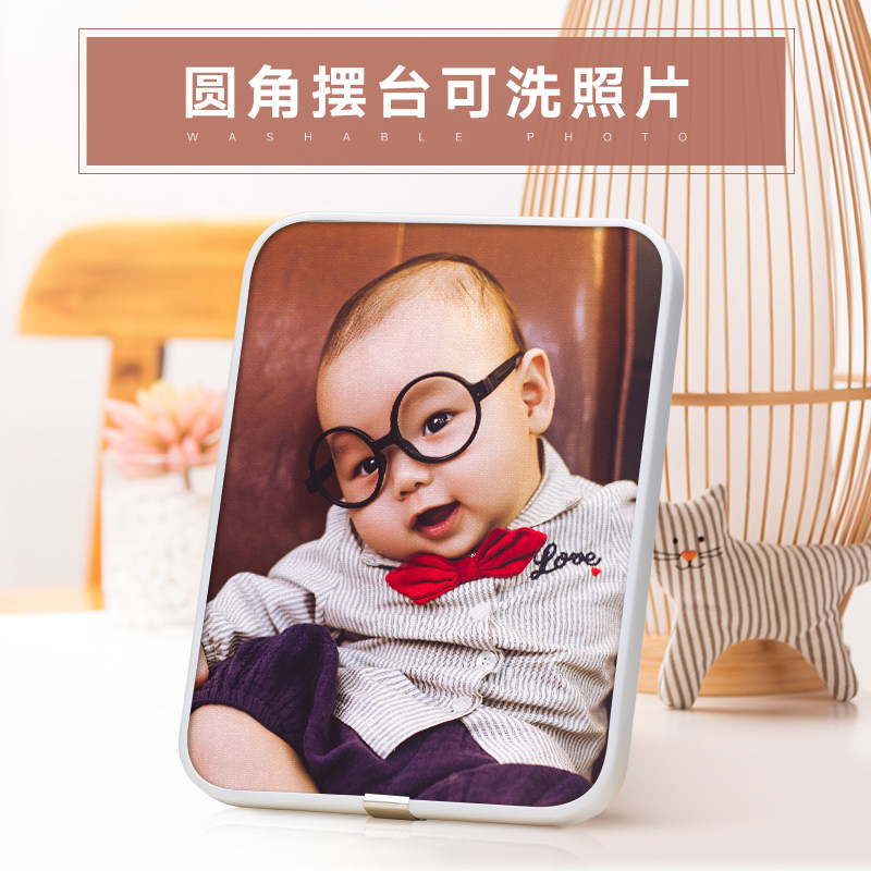 Set up a photo customization Printmaking Print creative baby crystal photo frame wedding photo enlargement hanging wall