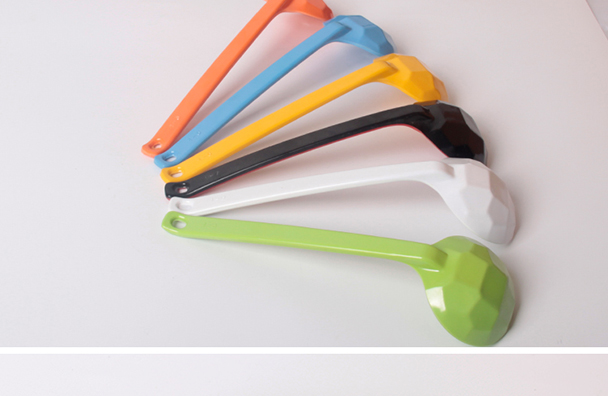 Xuất khẩu chất lượng mì Ajisen muỗng melamine súp muỗng bộ đồ ăn rùa rùa muỗng melamine giả sứ nhà máy trực tiếp cung cấp muỗng tròn lớn - Đồ ăn tối dĩa nhựa