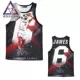 Áo vest lưới bóng rổ đường phố 3d Kobe Curry Harden James số 23 áo không tay áo thun mồ hôi