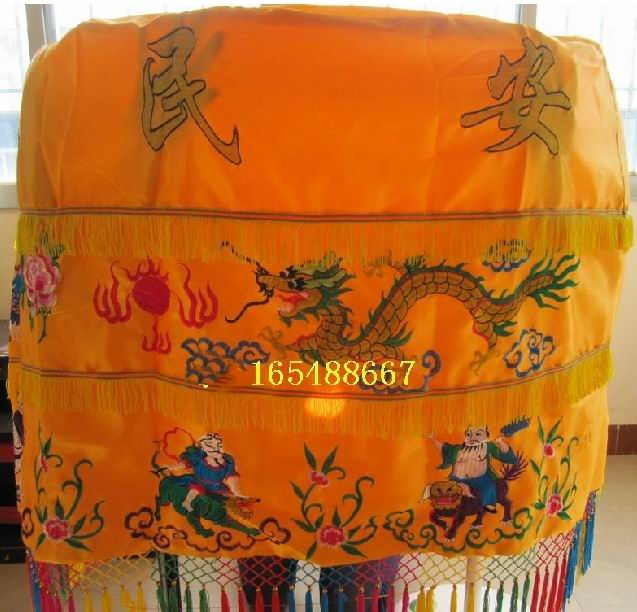 Huang Dragon umbrella parachute, Emperor's Building of the Emperor's Gu Fengbao Cover, 1 m folk products