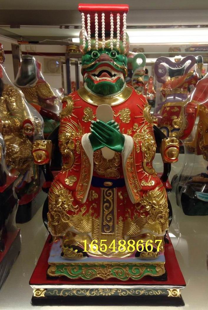 Wooden statue of the dragon king of the statue of the sea dragon king of the statue of the wooden statue ordered 40cm