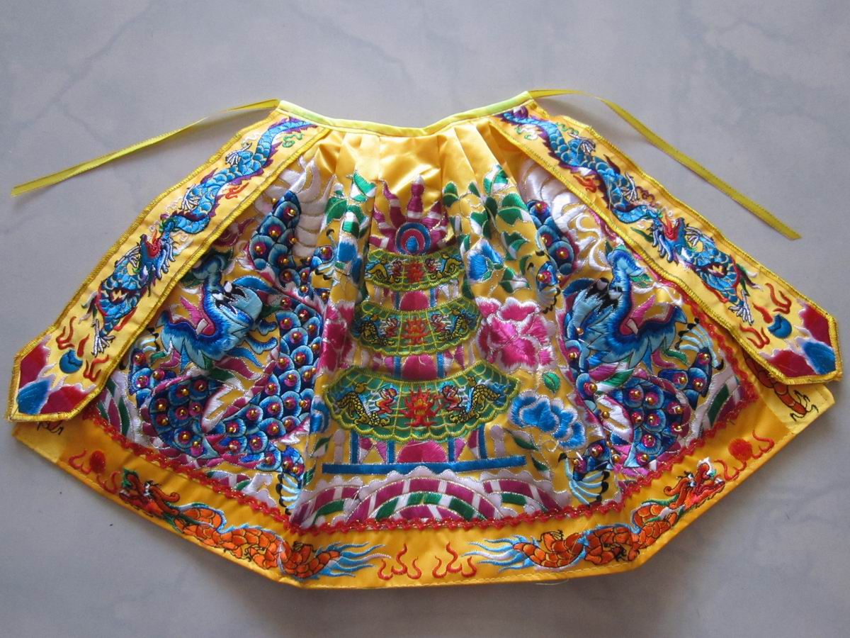 Statue cloak Buddha robe Buddha clothes Dragon Robe Buddha Clothes God clothes Dragon robe Yellow Dragon clothes 24 30 36cm