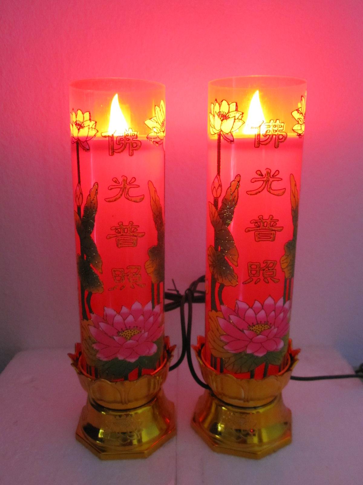 Buddha pray for Buddha plug - in LED electronic candle Candle Buddha headlamp Buddha lamp for light illumination