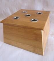 Ling flag base flag seat dragon flag base triangle small order flag pennant base high-grade bamboo products