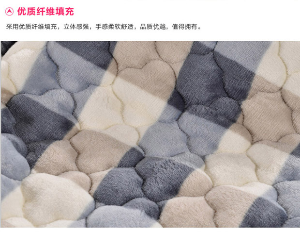 Flannel nệm nệm nhíp 1,5m giường đôi 1,8m san hô lông cừu nhung ký túc xá đơn pad giá nệm kim cương