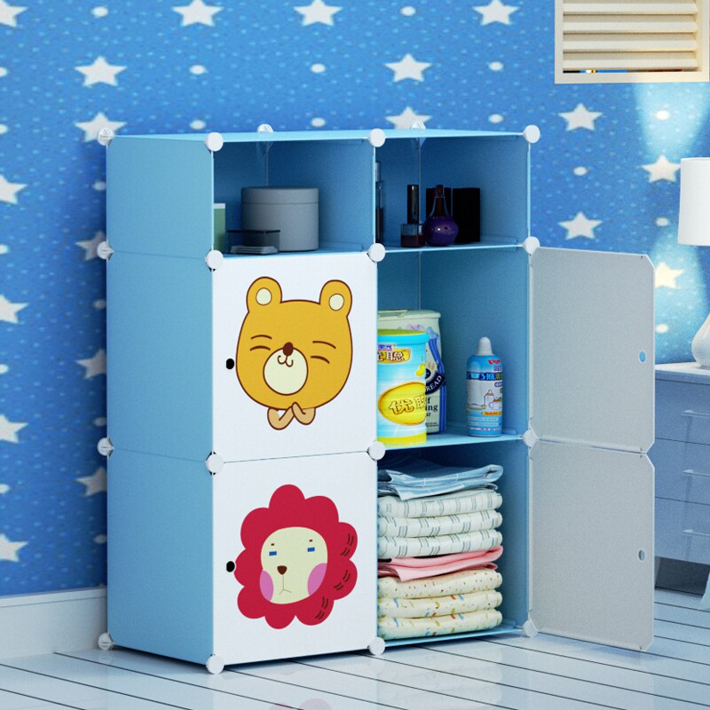 Baby wardrobe baby small wardrobe drawer cabinet plastic multi-layer baby clothes storage cabinet locker storage cabinet