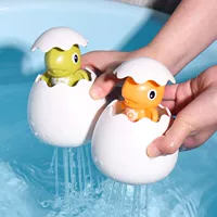 Средство детской гигиены для ванны, игрушка для игр в воде, динозавр для младенца для купания, детская желтая утка для мальчиков