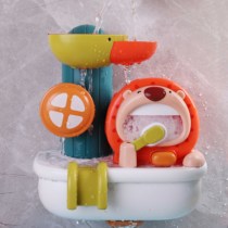 Baby Bath Toy Children Play Water Lions Puke Bubble Machine Hydro-Transfer Music Baby Shower Bath Female boy