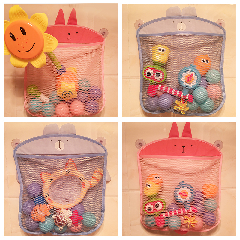 Baby bath toys children duck baby bathroom splash water swimming shower toy girl vibrato storage bag
