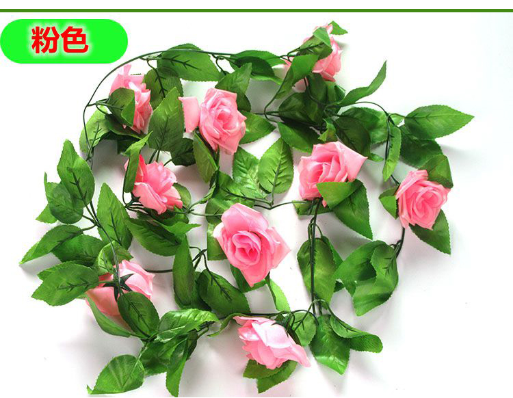 Cây mô phỏng hoa hồng trang trí hoa treo tường phòng khách trong nhà điều hòa không khí trần trần nho nhựa hoa giả mây - Hoa nhân tạo / Cây / Trái cây cây mai giả trang trí tết