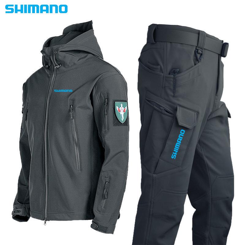 Shimano Gray Sun Protection Clothing Outdoor Sports Mountaineering Clothing Fishing Warm Hooded Fishing Clothing Set Shimano Gray Sun Protection Clothing Outdoor Sports Mountaineering Clothing Fishing Warm Hooded Fishing Clothing Set