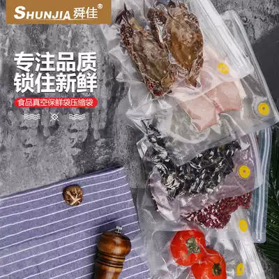 Shunjia food compression bag mesh storage bag fruit cooked food dried fruit air thickening plastic sheet bag