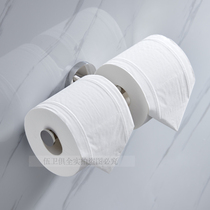 New products Germany 304 stainless steel toilet double-paper frame toilet pumping paper holder No cover paper towel holder