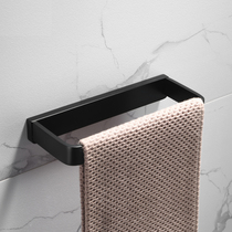 New German high-end all-copper black bathroom towel ring bathroom towel hanger short 20cm hardware pendant