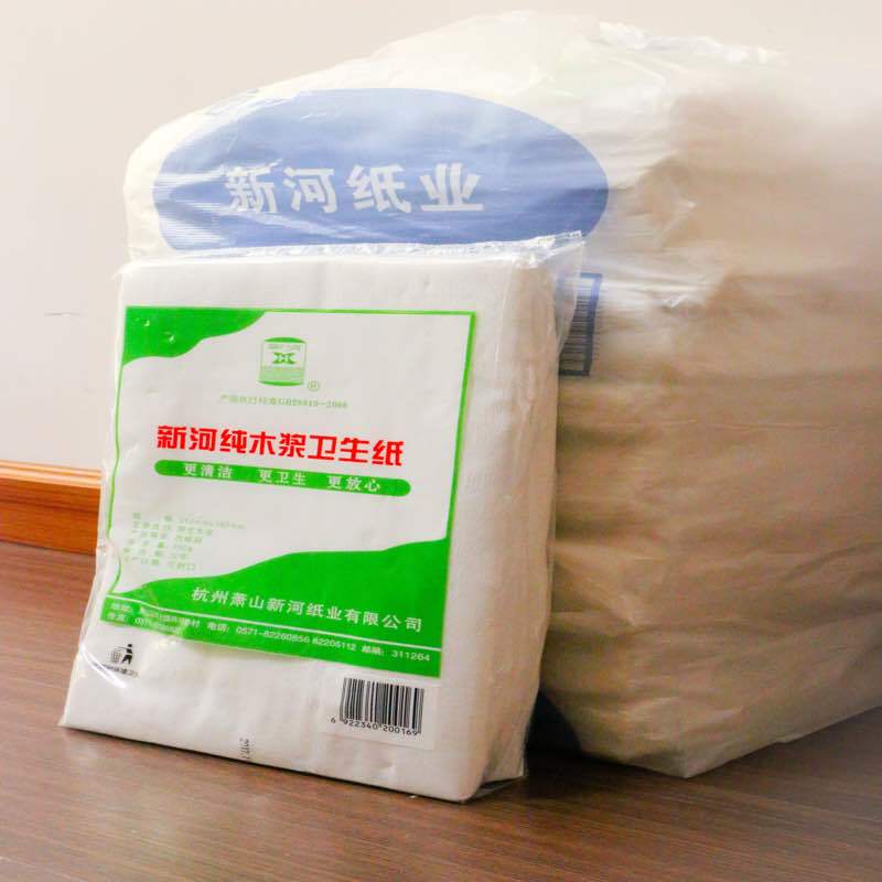 Xinhe Pure Wood Pulp Toilet Paper 350g/12 Bags