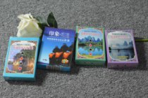 Huangchenggen Guilin landscape high-end hardcover learning collection commemorative handicrafts playing cards gifts