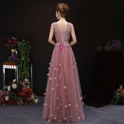 Evening dress prom gown Banquet evening dress long slim fitting annual meeting host high-end atmosphere dress