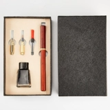 Шесть Pincho Pure Wolf Soft Boot Стальные стальные стальные стальные ставки с чернильной каллиграфией ручка маленькая кай джи шуи мягкая головка портативный принтер для взрослых ручки многофункциональный мягкий перо специального официального флагманского магазина