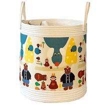 Cartoon folding childrens toy storage bucket dormitory clothes dirty clothes bucket portable odor-free car snack storage basket