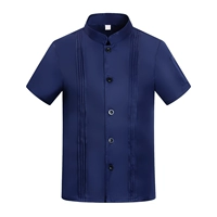 Синий, короткий рукав