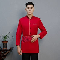 Красные мужские топ + фартук