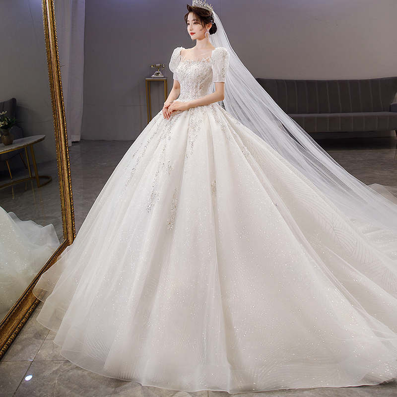 Spring retro wedding dress, 2023 collection, high-end, french style, suitable for teen Spring retro wedding dress, 2023 collection, high-end, french style, suitable for teen