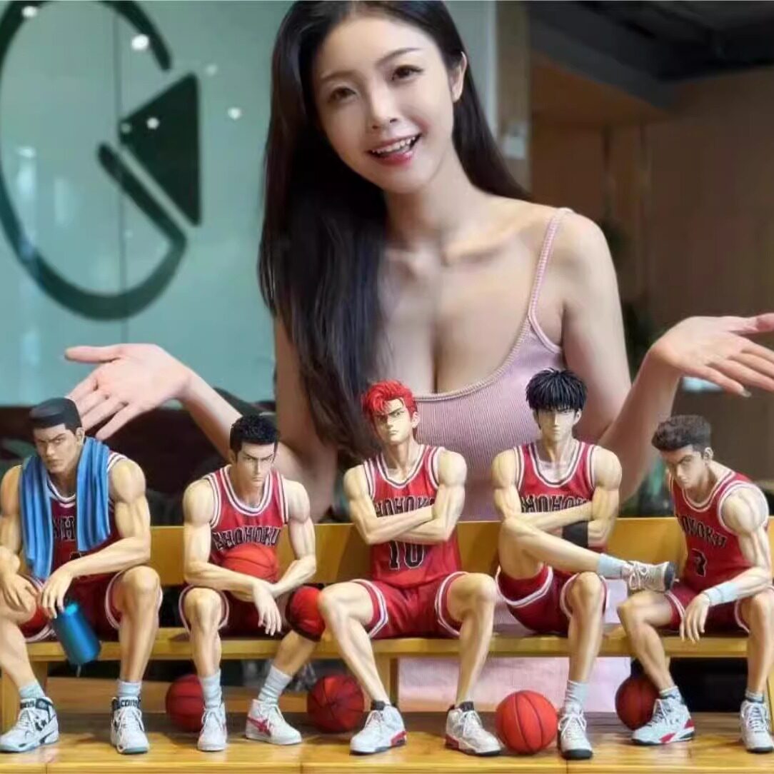 Weiman spot fantasy Xiangbei Пять тигров в сидячей позе Выпускной мастер-класс slam dunk ручной работы, анимационная модель GK