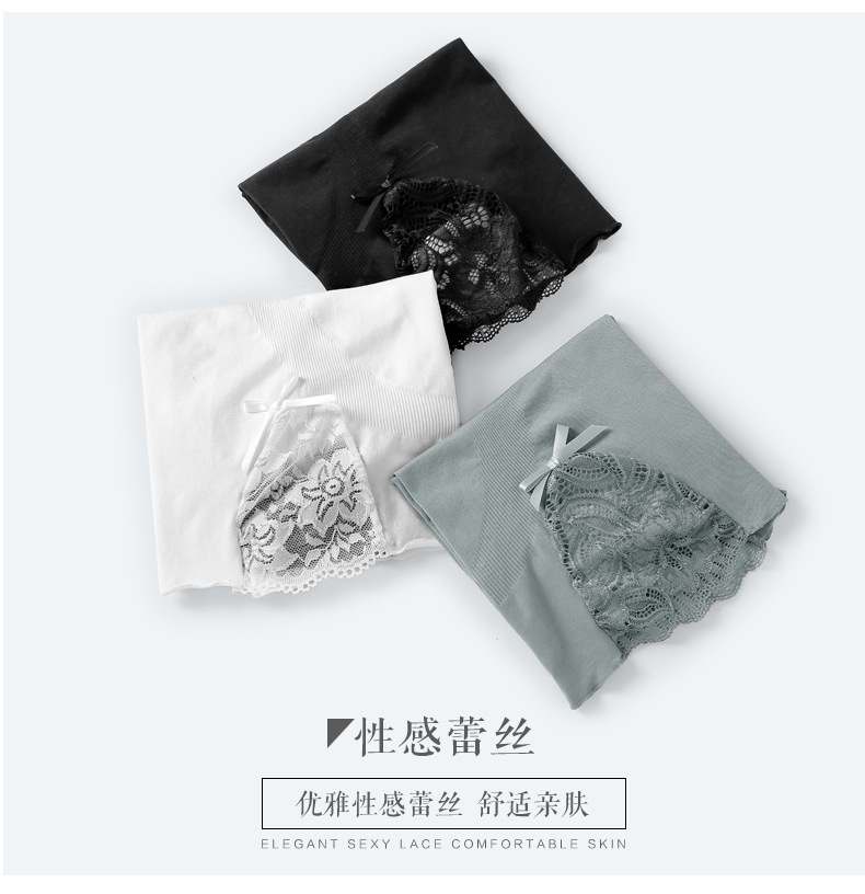 Mới 2 dải quần bụng hip đồ lót nữ kích thước lớn mid-eo cotton boxer 100% cotton kháng khuẩn - Vòng eo thấp đồ lót nam gợi cảm 
