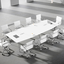 Large Mini Conference Table Long Table Brief Modern Meeting Room Negotiate Table And Chairs Combined Rectangular Desk Subbar Table