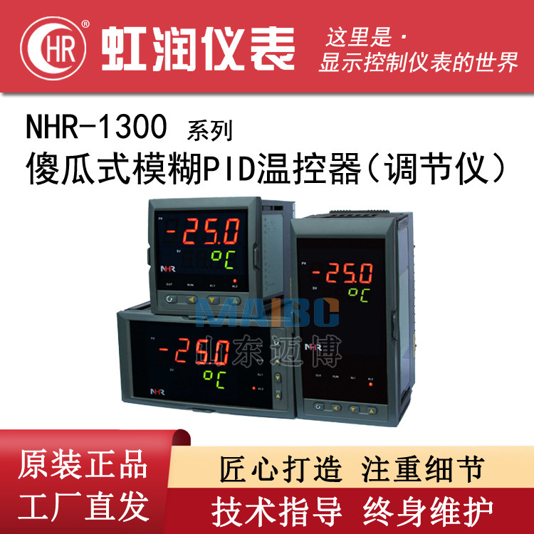 Iridescent NHR-1300 A B C D E F H-55 27 14-0 K1 D1 2 P-A PID regulator