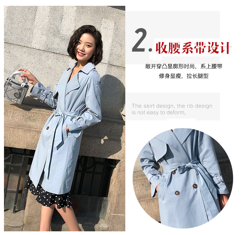 Trench pour femme en Coton - Ref 3226964 Image 14