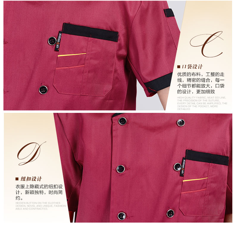Tenue de cuisinier en polyester - Ref 1907720 Image 33