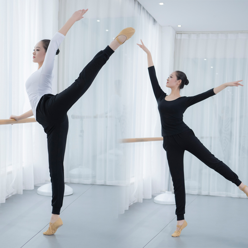 Dance Rehearsal Suit Women's Adult Body Pants Yoga Classical China Modern Dance Costumes Dresses Dress Pants