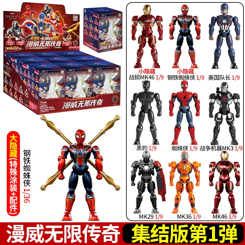 Авентерс (The Avengers), игрушка, минифигура, Marvel, Железный Человек, Человек-паук, Капитан Америка