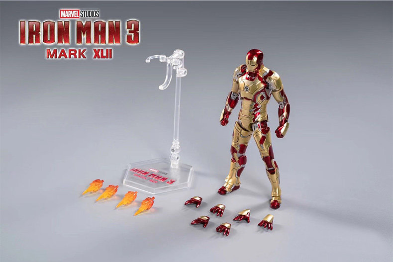 ZD TOYS IRON MAN Mark XLII MK42 Marvel Avengers 7